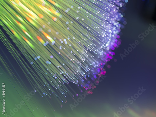Photo: fiber optical network cable fiber optical network cable