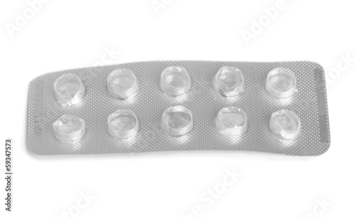 Photo: Empty pack of pills Empty pack of pills