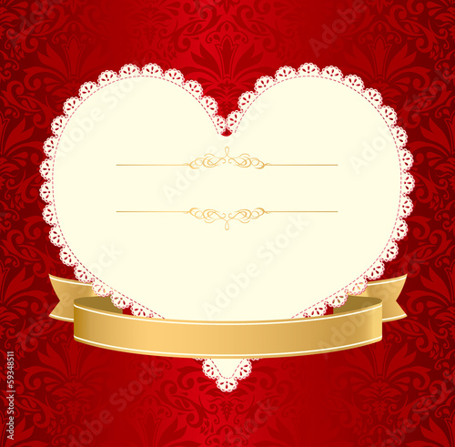 Vector: invitation vintage label vector frame invitation vintage label vector frame