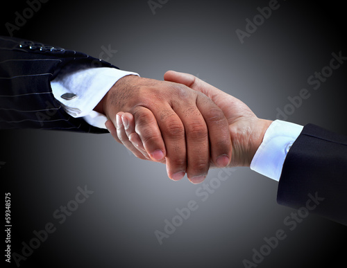 Photo: The conclusion of the transaction. Handshake. The conclusion of the transaction. Handshake.