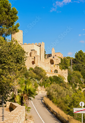 Photo: Castle of Castellet and the Hermitage of St. Peter Castle of Castellet and the Hermitage of St. Peter