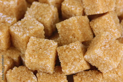 Photo: Brown sugar close-up Brown sugar close-up