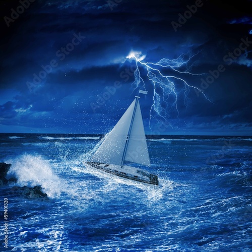 Photo: Yachting sport Yachting sport