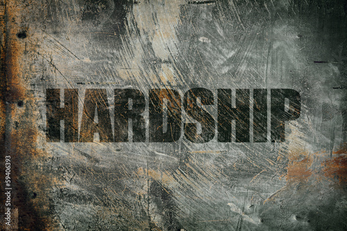 Photo: hardship hardship