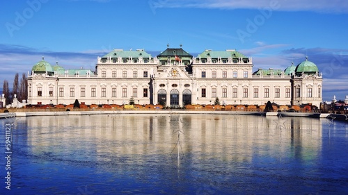 Photo: Belvedere Palace, Vienna, Austria Belvedere Palace, Vienna, Austria