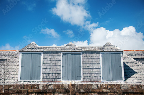 Photo: Old maritime stone house Exterior at Shirley Heights, Antigua Old maritime stone house Exterior at Shirley Heights, Antigua