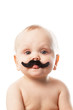 cute baby with moustaches cute baby with moustaches