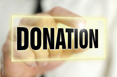 Photo: Donation button Donation button