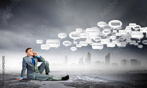 Photo: Communication concept Communication concept