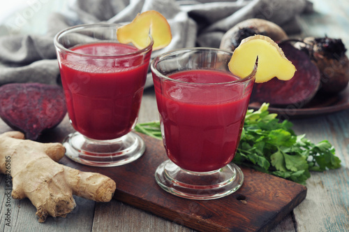 Photo: Beetroot smoothie with ginger Beetroot smoothie with ginger