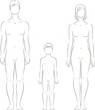 Vector illustration of human figure. Silhouette Vector illustration of human figure. Silhouette