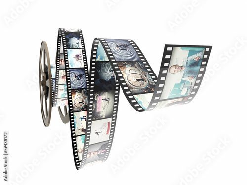 Illustration: movie strip movie strip