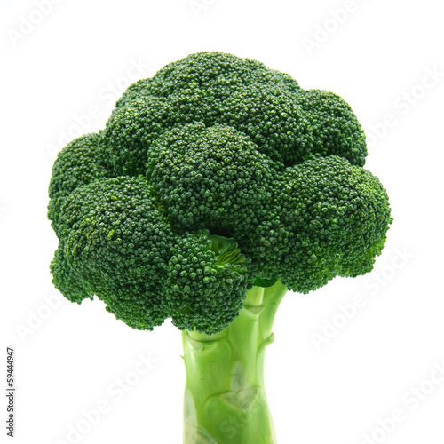 Photo: Broccoli isolated on white background Broccoli isolated on white background