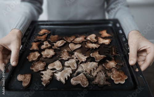 Photo: Burnt cookies Burnt cookies