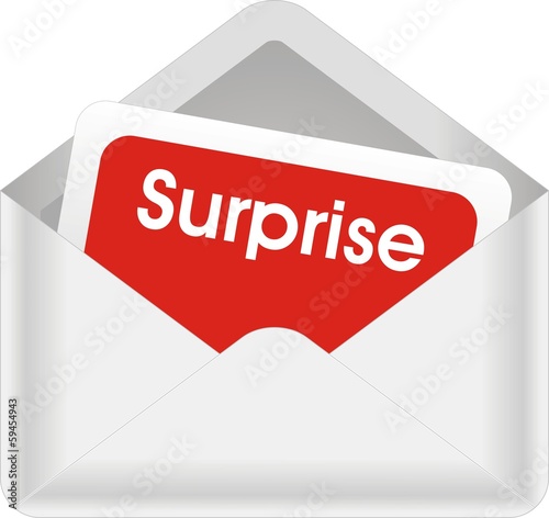 Vector: enveloppe surprise enveloppe surprise