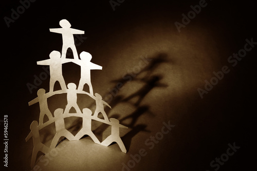 Photo: Human pyramid Human pyramid