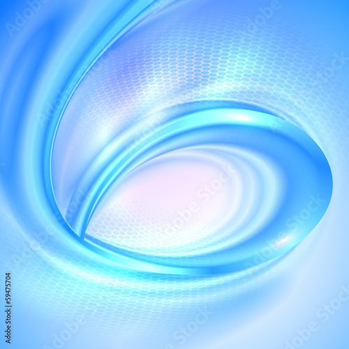 Vector: Blue spiral abstract background. Blue spiral abstract background.
