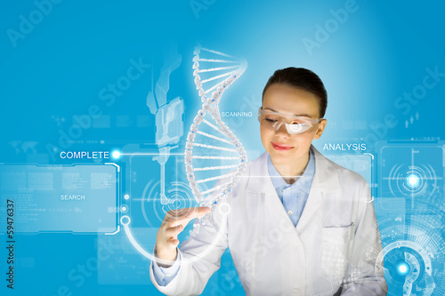 Photo: DNA molecule DNA molecule