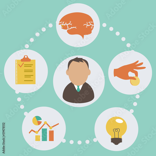 Vector: business start up concept business start up concept
