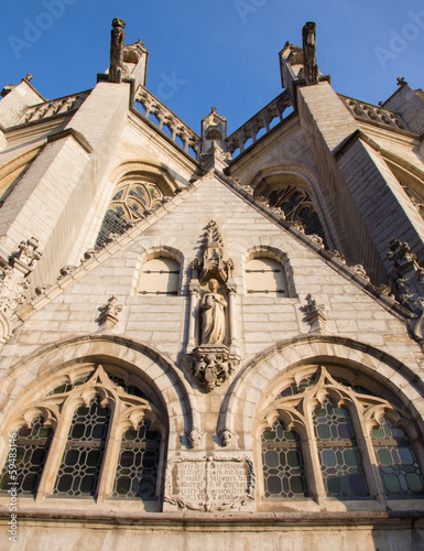 Photo: Leuven - Peters gothic cathedral from south-east Leuven - Peters gothic cathedral from south-east