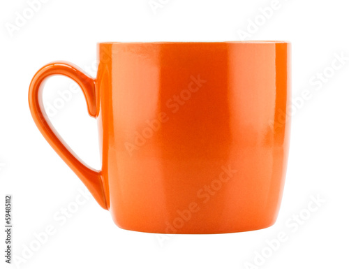 Photo: Orange ceramic mug Orange ceramic mug