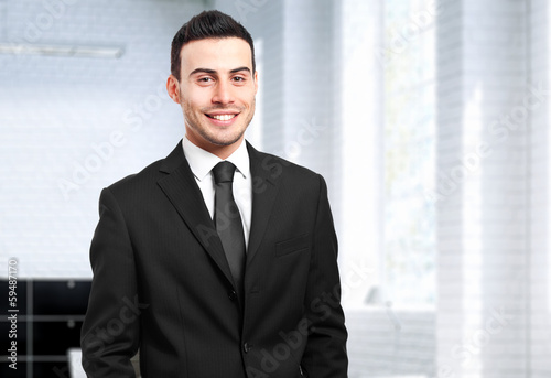Photo: Businessman in his office Businessman in his office