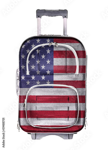 Photo: Travel suitcase, the concept of emigration Travel suitcase, the concept of emigration