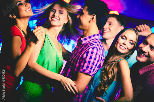 Photo: Dancing at disco Dancing at disco