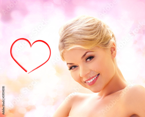 Photo: beautiful woman in spa salon beautiful woman in spa salon
