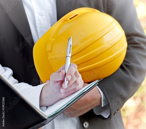 Photo: Investor receives an explanation from an engineer Investor receives an explanation from an engineer