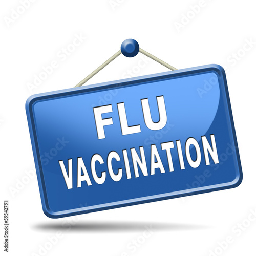 Illustration: flu vaccination flu vaccination