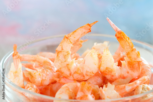 Photo: Peeled shrimp Peeled shrimp