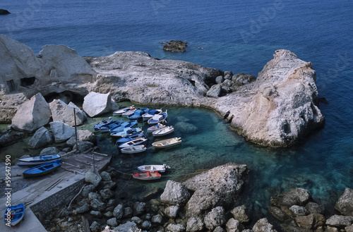 Photo: Italy, Ponza Island, view of the rocky coast of the island Italy, Ponza Island, view of the rocky coast of the island