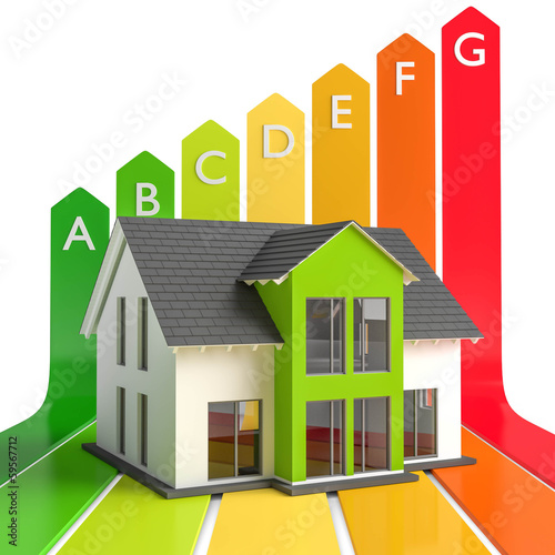 Illustration: Niedrigenergiehaus Niedrigenergiehaus