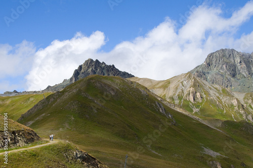 Photo: Flimspitze und Bürkelkopf - Samnaungruppe Alpen Flimspitze und Bürkelkopf - Samnaungruppe Alpen