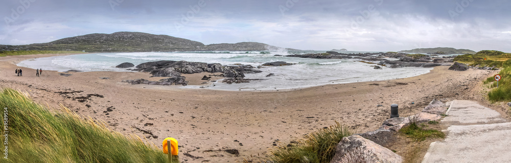 Derrynane Beach Panorama