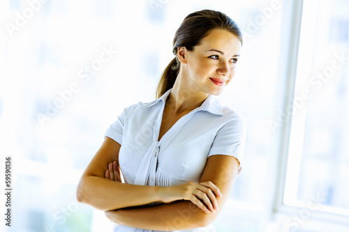 Photo: Confident businesswoman Confident businesswoman