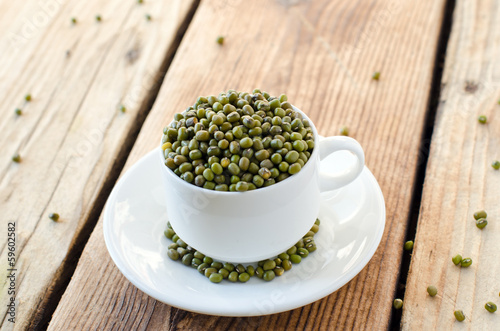 Photo: Mung beans in a bowl Mung beans in a bowl