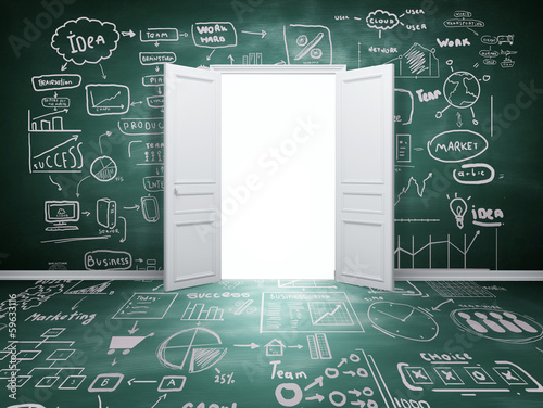 Photo: opened door opened door