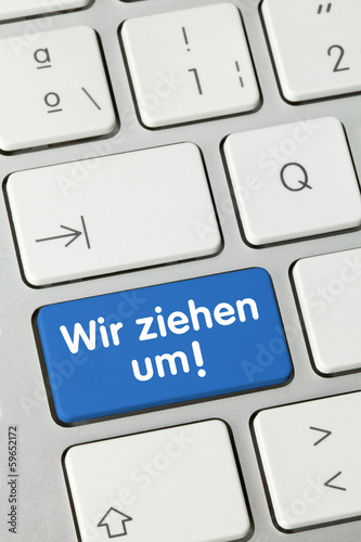 Photo: Wir ziehen um!. Tastatur Wir ziehen um!. Tastatur
