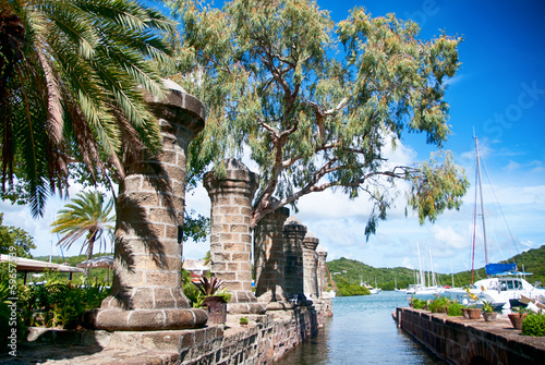 Photo: Nelson's Dockyard near Falmouth, Antigua, Caribbean Nelson's Dockyard near Falmouth, Antigua, Caribbean