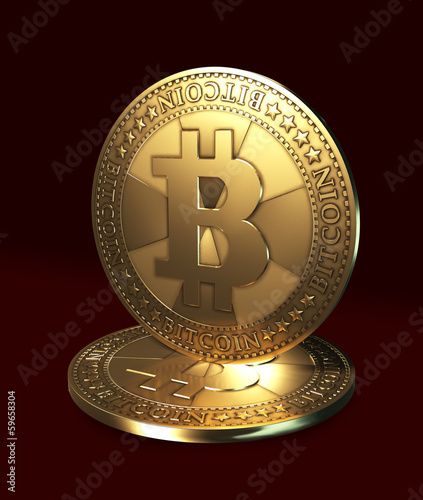 Illustration: Virtual currency - bitcoin Virtual currency - bitcoin