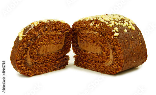 Photo: sweet rolls on a white background on a white background sweet rolls on a white background on a white background
