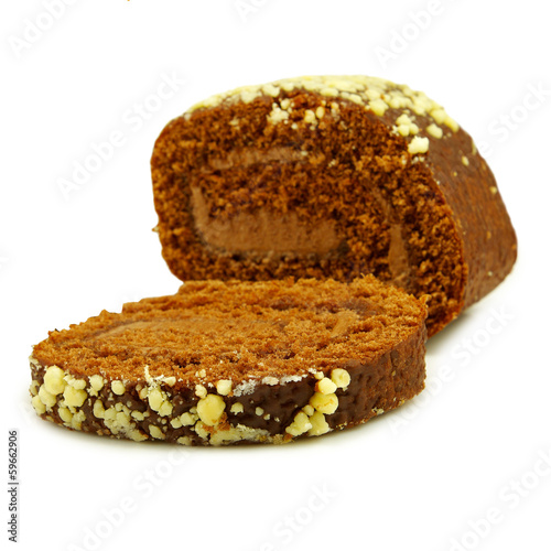 Photo: Isolated image of delicious rolls on a white background Isolated image of delicious rolls on a white background
