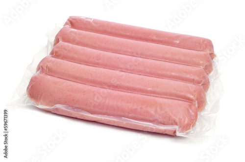 Photo: raw hot dogs raw hot dogs