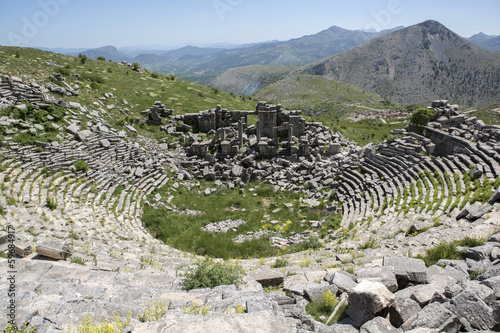 Photo: Amphitheatre of Sagalassos in Isparta, Turkey Amphitheatre of Sagalassos in Isparta, Turkey