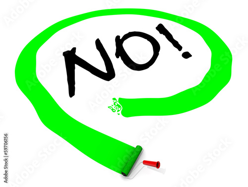 Illustration: No! Отрицательный выбор No! Отрицательный выбор
