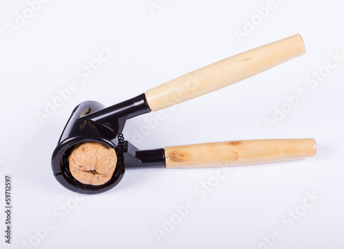 Photo: Nussknacker mit Nuss zur Anwendung Nussknacker mit Nuss zur Anwendung