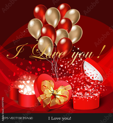 Vector: eps Vector image: I Love you! eps Vector image: I Love you!