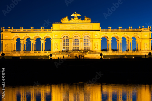 Photo: Gloriette Wien am Abend Gloriette Wien am Abend